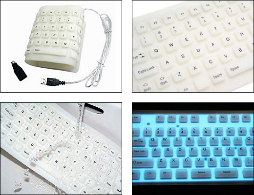 Illuminated Roll-Up Keyboard
