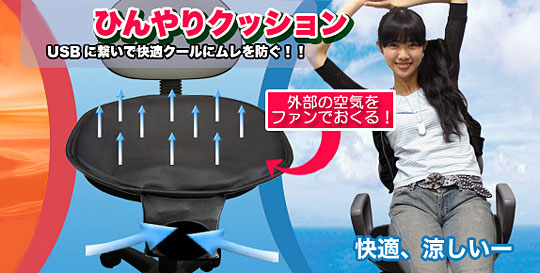 Thanko USB Seat Air